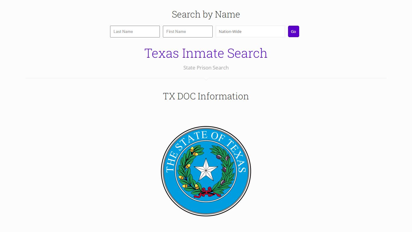 Texas Inmate Search - Inmates Plus